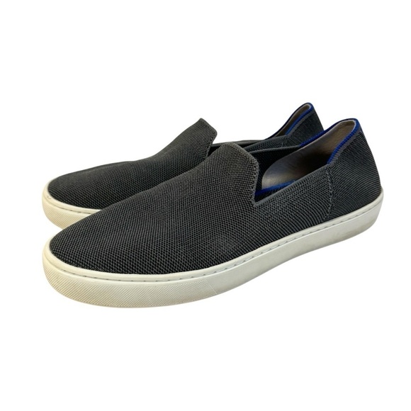 Rothy’s The Original Slip On Sneaker Black Flats Loafers Comfort Shoes Womens 10 - Picture 1 of 8